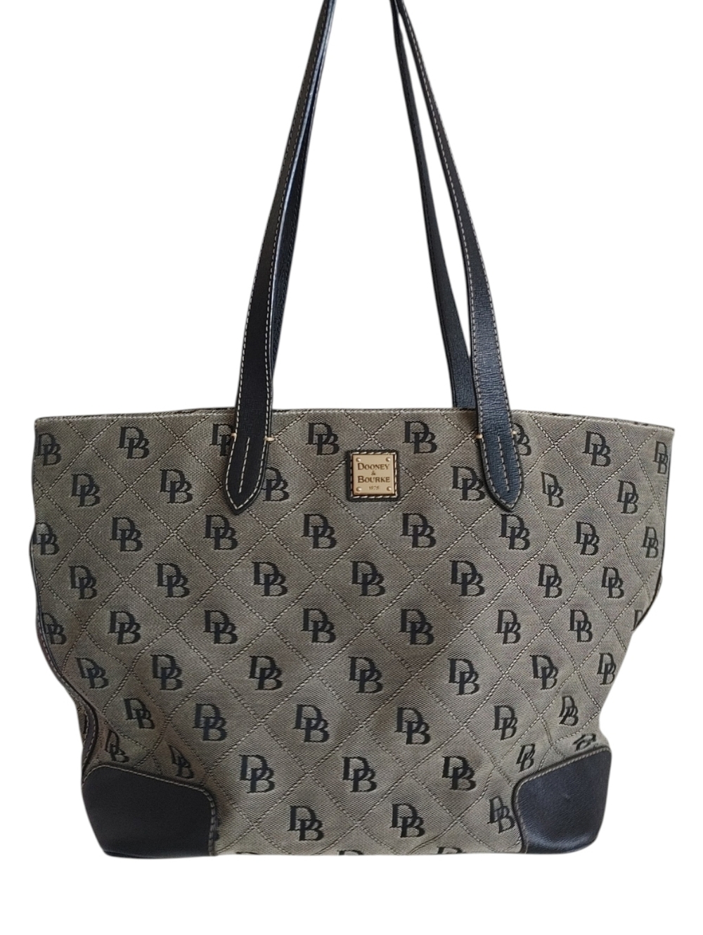 Dooney & Bourke Canvas & Leather Tote Bag